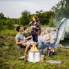Smokeless Fire Pit Double-Wall Stove 304 Stainless Steel Patio Heater for BBQ