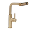 Golden Modern Kitchen Sink Mixer Tap with Pull Out Hose Spray Single Lever 360°
