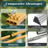 3x3m/10x10ft Wedding Backdrop Stand Pipe Stage Flower Rack Arch Iron Party Door