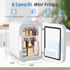 10L Mini Fridge Portabl Table Top Electric Cooler Warmer Ice Box Office Car Home