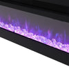 60 Inch Electric Fireplace Freestanding Wall Mounted Recessed 9 Colour Flame