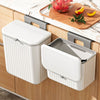Kitchen Rubbish Bin Waste Recycling Baskets Handy Dustbin Lidded Bathroom Slim
