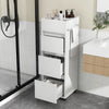 Bathroom Floor Cabinet Space-saving Bathroom Storage Cabinet w/3 Drawers
