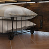 Double/King Size Bed Frame with Storage Headboard, 4 Drawers Platform Slats Bed