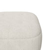 Teddy Fleece Footstool Chair Stool Footrest Padded Rest Seat Pouffe Wooden Legs
