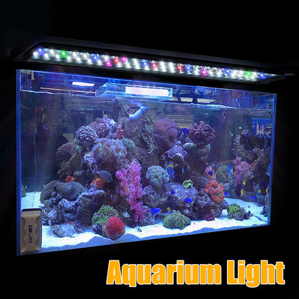 Aquarium Light 2 Lighting Modes Full Spectrum Hood Led Light For Fish Tank