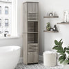 Modern Bathroom Cupboard Tall Cabinet Corner Shelf Rack Storage Unit SpaceSaving