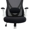 High Back Office Chair Mesh Back Swivel Chair with Flip-up Arm for Home Study UK