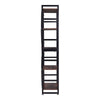 Book Shelves Wood & Metal Bookcase Standing Storage Rack For Living Room Bedroom