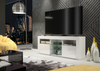 TV Unit Cabinet | TV Stand 145cm | Sideboard with High Gloss Doors | Free LED
