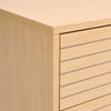 Chest of 3 Drawers Wood Bedside Table Cabinet Desk Bedroom Furniture Metal Legs