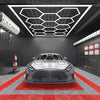 14 x Hexagon LED Lighting Car Detail Home Garage Workshop Retail Barber Car Van