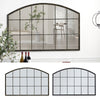 Large Window Style Wall Mirror Home Decor Rustic Art Room Hallway Arched Mirrors