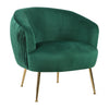 Velvet Scallop Shell Back Tub Chair Armchair Dressing Sofa Stool Bedroom Lounge