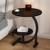 2 Tier Small Sofa Side Table Coffee End Round Table Shelf Living Room Bedroom