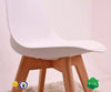 set of 6 Dining Chairs Modern Contemporary Scandinavian 6 chairs - white