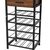 MultiTier Wood 20 Bottles Wine Display Shelves Storage Holder Free Standing Rack
