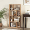 Floor Standing Open Display Shelving Wooden Storage Cabinet Natural