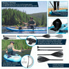 Aqua Spirit Extra Wide Inflatable Stand Up Paddle Board With Fishing Rod Holder