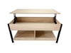 Coffee Table Lift-Top Table Open Hidden Storage Living Room Furniture Light Oak