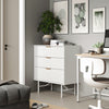 White Chest of Drawers 3 Drawers Bedroom Furniture Bedside Table Wardrobe Desk