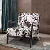Cowmooflage Accent Chair Armchair with Solid Wood Frame for Bedroom Living Room