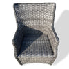 Luxury Garden 4 Seater 115cmx73cm = Round Dining Set - Outdoor Rattan Furniture