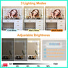 Vanity Dressing Table Makeup Desk With 5 Drawers Hollywood LED Lighted Mirror