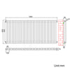 Traditional Radiator 2 3 Column Horizontal Vertical Cast Iron Style Vintage Rads