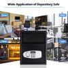 Security Safe Box Electronic Digital Keypad Deposit Lock Safe Box Cabinet w/Keys