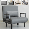 Folding Single Fabric Sofa Bed Chair Sleep Lounge Sleeper Leisure Guest 190cm