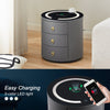 LED Bedside Tables Cabinets Wireless Charging Bedroom Furniture 3 Drawers