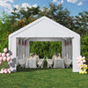 20FT Marquee Canopy Tent Sidewalls Garden Gazebo Party Outdoor Wedding Awning
