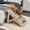 NEW FOLDING PET STEPS PORTABLE STAIRS DOG PUPPY FOLDABLE LADDER SOFA BED UP-DOWN