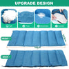 Folding Reclining Patio Lounge Chair with Removable Cushion for Indoor Outdoor
