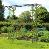 205cm Metal Garden Arbor Climbing Plant Outdoor Heavy-Duty Arch Trellis