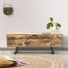 Industrial Wooden Storage Bench Ottoman Chest Box Hallway Bedroom Bench Stool