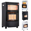New 4.2kw Portable Heater Standing Heating Cabinet Butane Gas Heaters on Castors