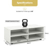 TV Stand for TVs up to 40 Inches Wooden Media Console Table Entertainment Center