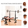 Multi-Function Adjustable Weight Training Bench Fitness Gym Lifting 5.9ft Black