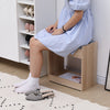 Shoe Bench for Hallway Small Shoe Rack Shoe Organizer Shoes Storage Unit Wooden