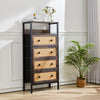 3/4/5/6/8 Drawer Chest of Drawers Dresser Bedside Storage Organizer Unit Bedroom