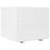 Garden Planter White 80x80x72 Solid Wood Pine J8W9