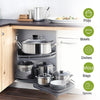 Pull out Blind Corner Basket Twin Shelves Holder Rack Soft Close Kitchen Cabinet