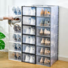 12/24 Shoe Storage Box Organizer Display Unit Shoe Folding Box Durable Organiser