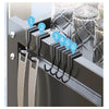 Carbon Steel Space Saving Stylish Above Kitchen Sink Over Sink Dish Drying Rack