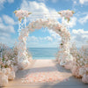 Heavy Duty Metal Garden Arch Path Wedding Rose Pergola Archway Flowers Climbing