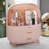 Large Cosmetic Skincare Storage Box 2 Drawers Bathroom Dressing Makeup Organiser