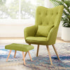 Recliner Armchair Lounger Napping Sleeper Sofa Chair with Footstool
