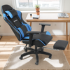 Gaming Chair Leather Racing Office Executive Recliner with Leg Rest Massage